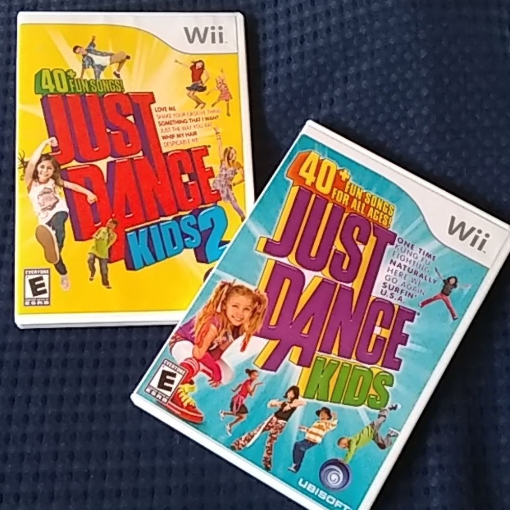 Wii Games Lot JUST DANCE KIDS SET 2 Wii Games